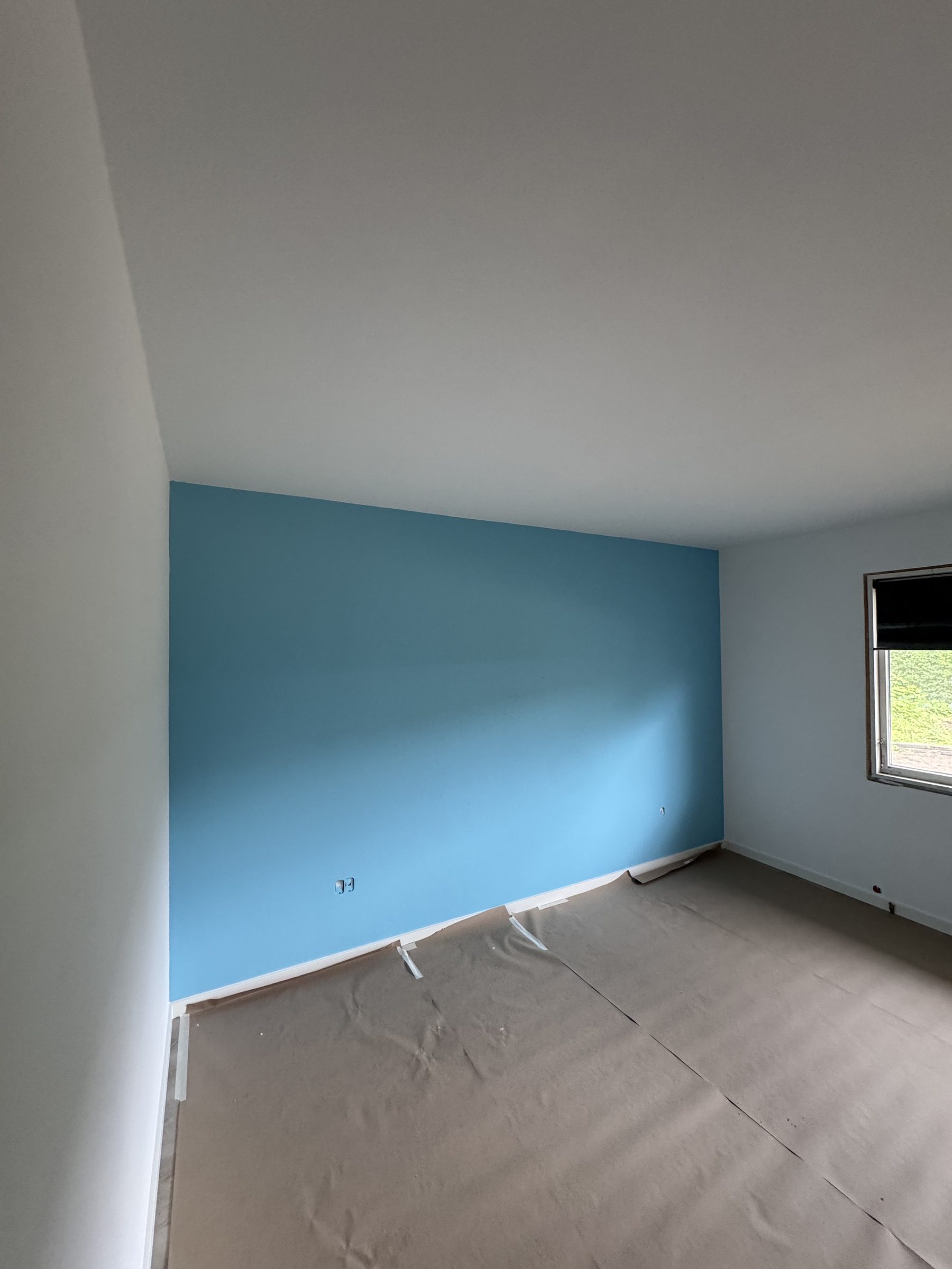 Færdigt rum efter totalrenovering